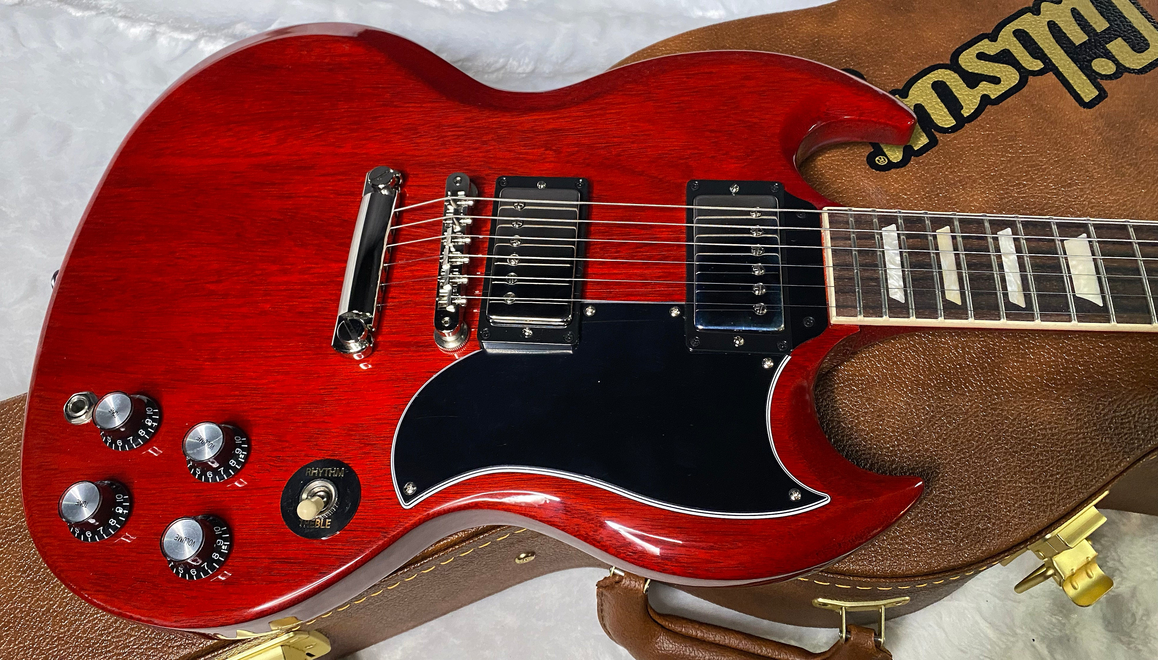 NEW ! Gibson SG Standard '61 Stop Bar - Vintage Cherry - Only 6.2 lbs - Authorized Dealer - G07093