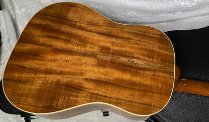 NEW! Gibson Custom Shop J-45 Koa Carpathian Spruce Acoustic-Electric Guitar - Honeyburst - Authorized Dealer - 4.4lbs - G06401