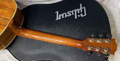 NEW! Gibson Custom Shop J-45 Koa Carpathian Spruce Acoustic-Electric Guitar - Honeyburst - Authorized Dealer - 4.4lbs - G06401