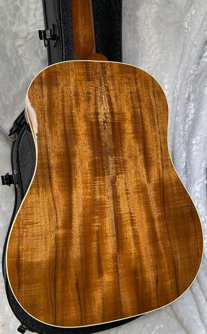 NEW! Gibson Custom Shop J-45 Koa Carpathian Spruce Acoustic-Electric Guitar - Honeyburst - Authorized Dealer - 4.4lbs - G06401