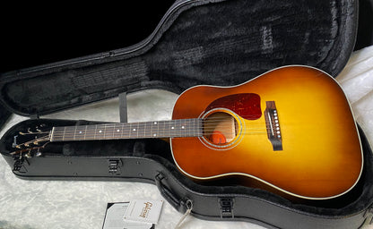 NEW! Gibson Custom Shop J-45 Koa Carpathian Spruce Acoustic-Electric Guitar - Honeyburst - Authorized Dealer - 4.4lbs - G06401
