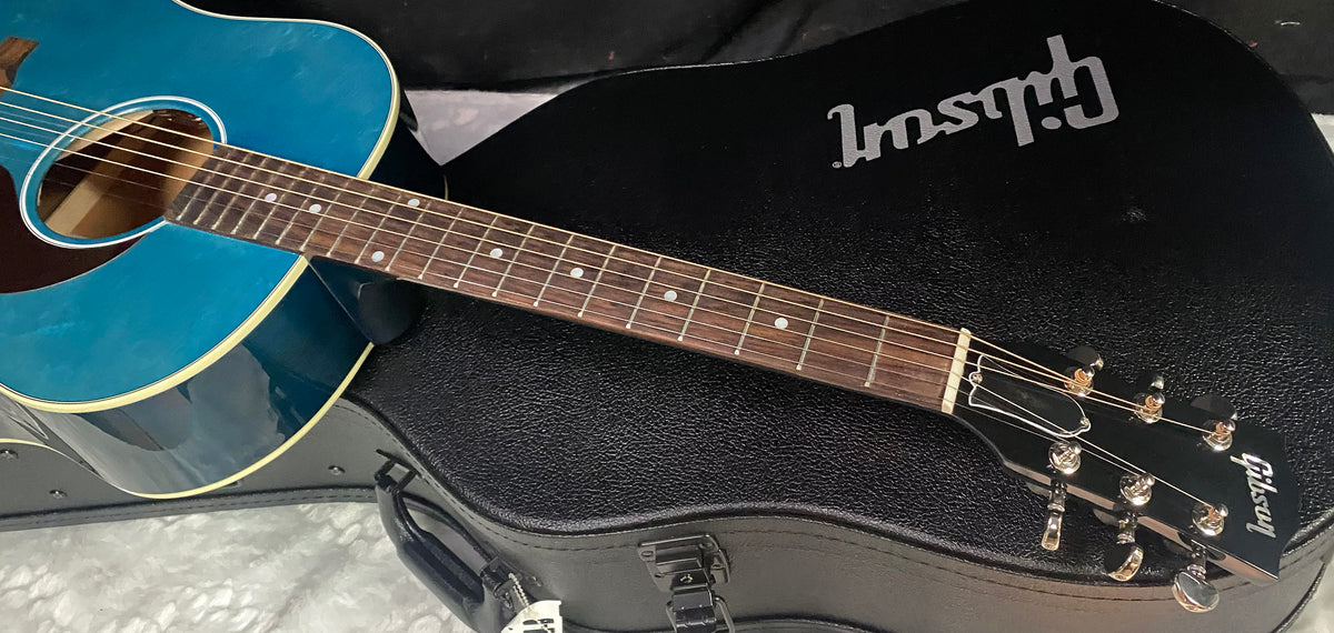 NEW ! Gibson Acoustic J-45 Standard Acoustic Guitar - Bluebonnet Gloss - Authorized Dealer - 4.2lbs - G07820