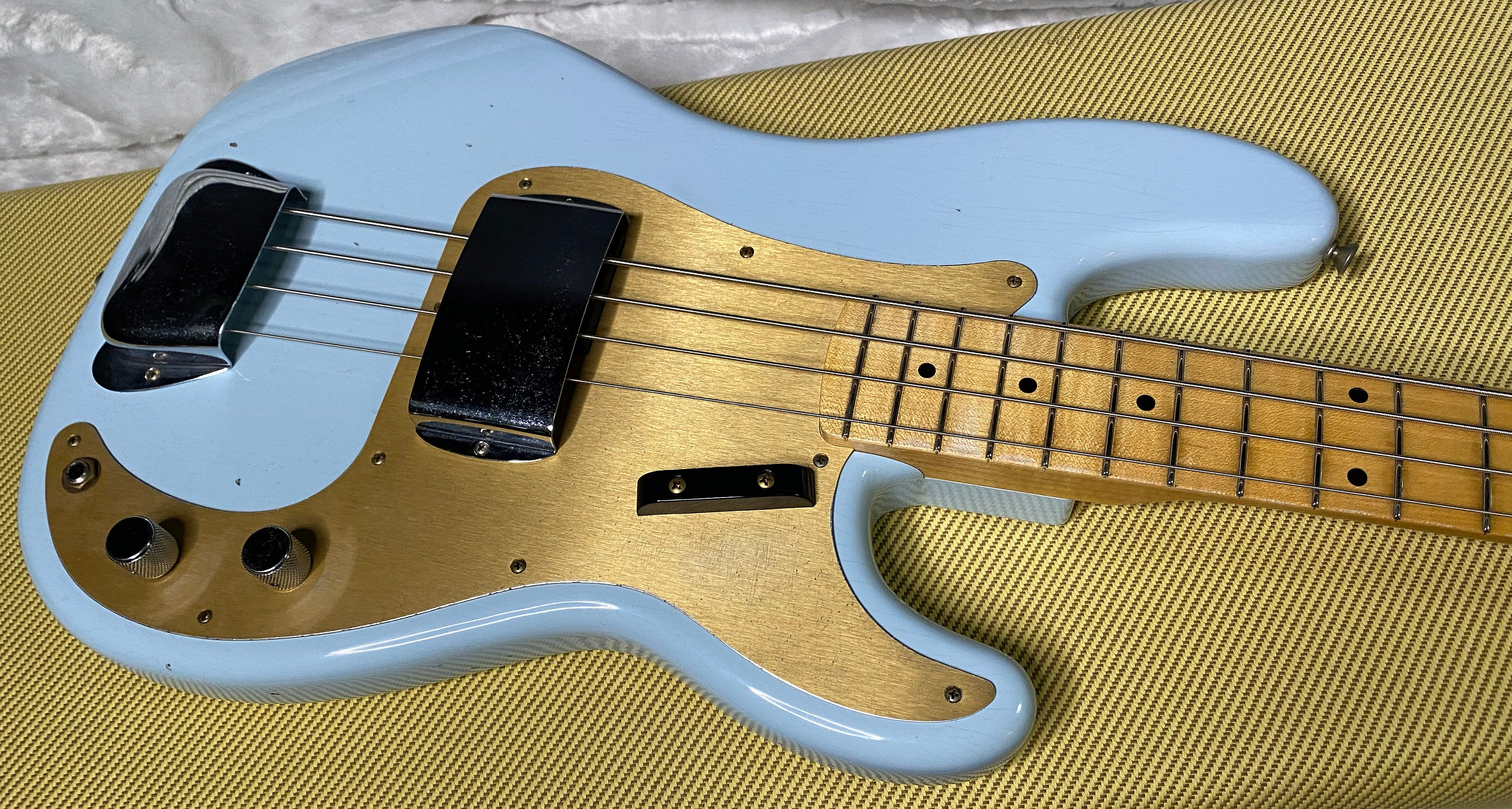 NEW! Fender Custom Shop 1958 Precision Bass Journeyman Relic - Sonic Blue - Authorized Dealer - 8.9lbs - G07107