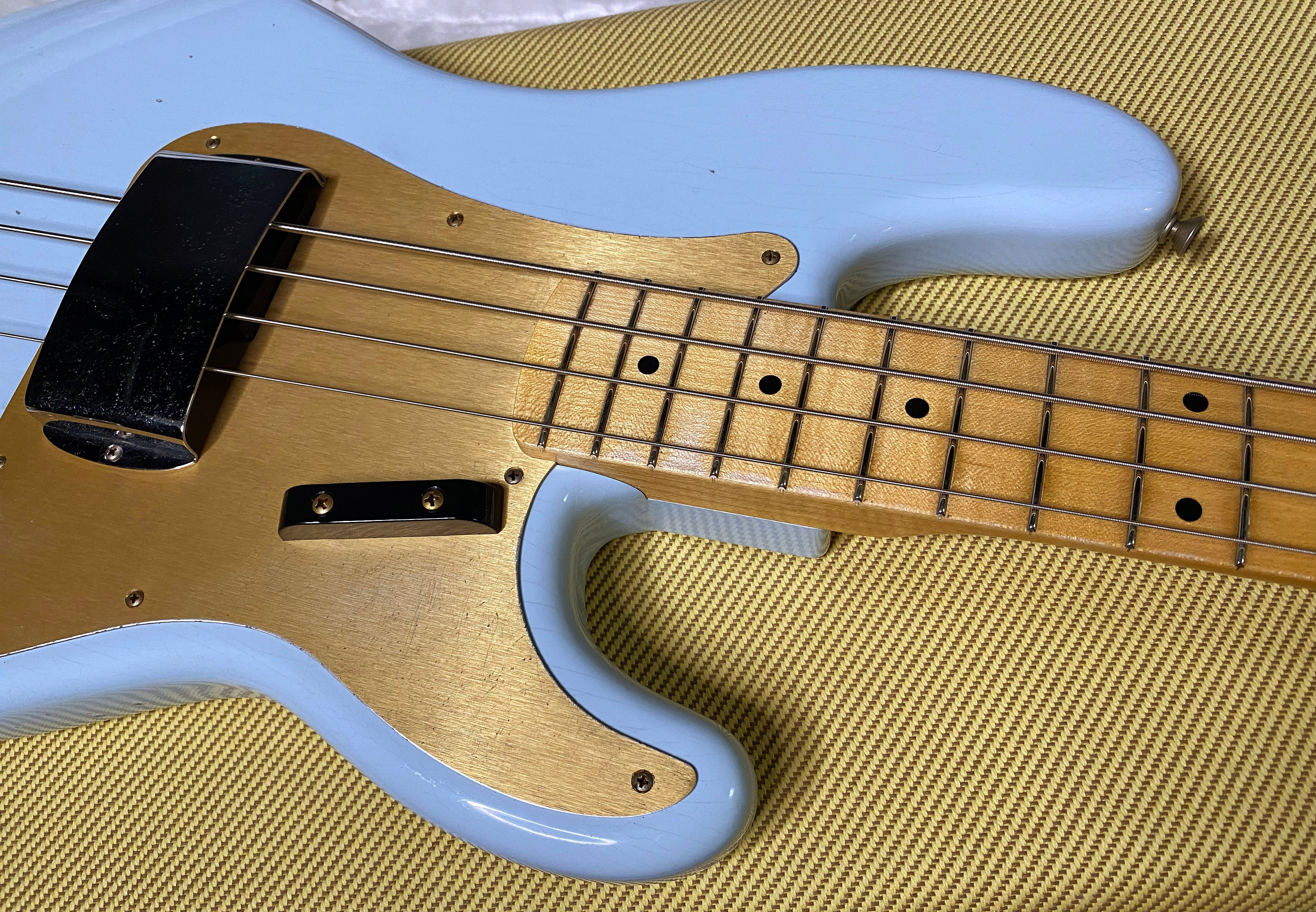 NEW! Fender Custom Shop 1958 Precision Bass Journeyman Relic - Sonic Blue - Authorized Dealer - 8.9lbs - G07107