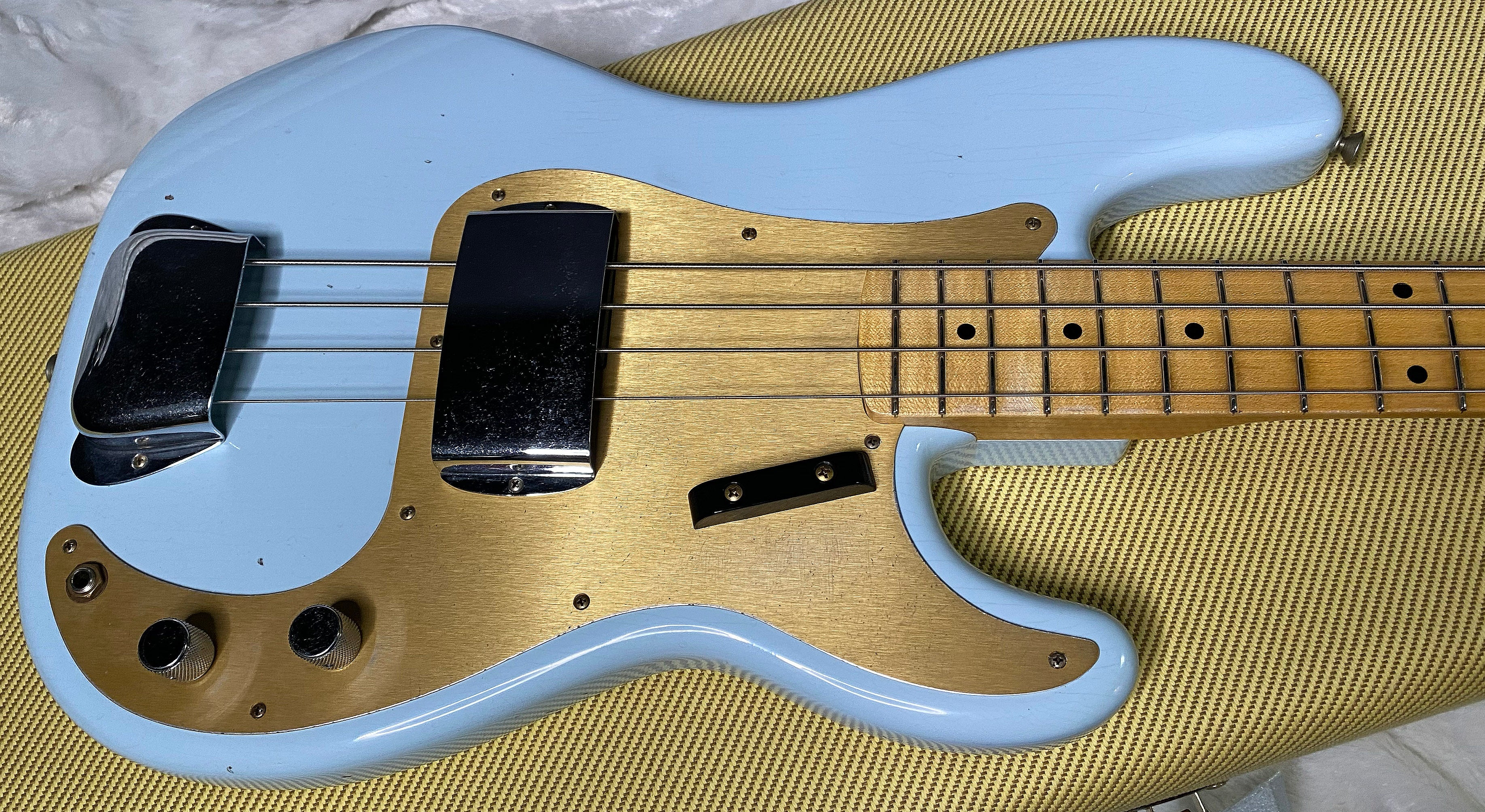 NEW! Fender Custom Shop 1958 Precision Bass Journeyman Relic - Sonic Blue - Authorized Dealer - 8.9lbs - G07107