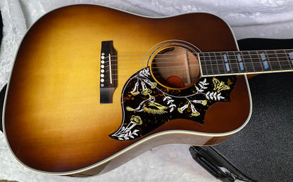 NEW! Gibson Custom Shop Hummingbird Koa/Carpathian Spruce Acoustic-Electric Guitar - Honeyburst - 4.6 lbs - Authorized Dealer! G06395