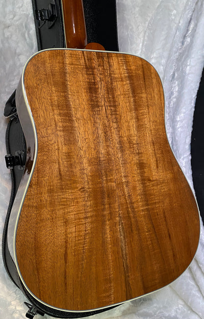 NEW! Gibson Custom Shop Hummingbird Koa/Carpathian Spruce Acoustic-Electric Guitar - Honeyburst - 4.6 lbs - Authorized Dealer! G06395