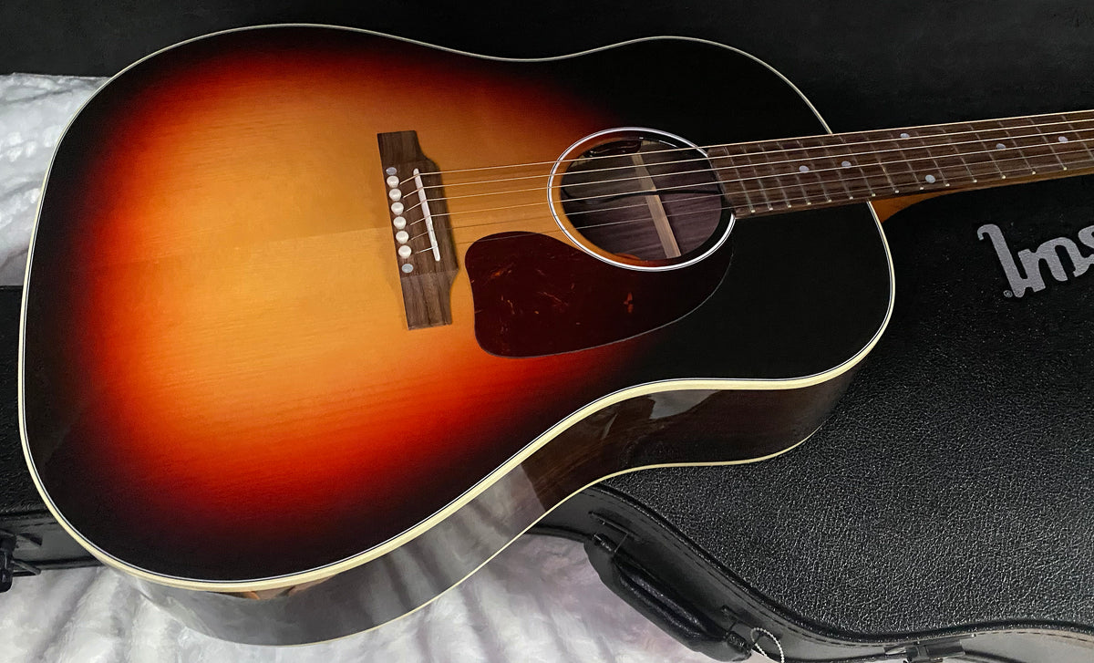 NEW! Gibson Acoustic J-45 Rosewood Red Spruce / Rosewood Acoustic-Electric Guitar - Tri-burst - Limited Edition - Custom Shop - 4.3lbs - Authorized Dealer - G07813