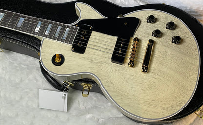 NEW ! Gibson Custom Shop Historic '54 Les Paul Custom Reissue Dealer Select - P-90's Staple Pick-Up - TV White - VOS - Authorized Dealer - Only 8.8 lbs - G07101
