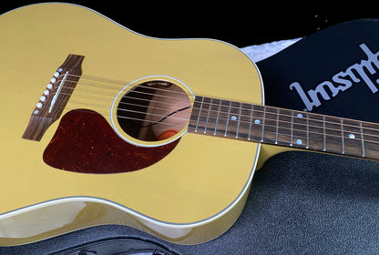 NEW! Gibson Acoustic J-45 All Mahogany Acoustic-Electric Guitar - TV Yellow - Authorized Dealer - 4.65lbs - G07812