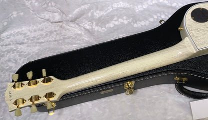 NEW ! Gibson Custom Shop Historic '54 Les Paul Custom Reissue Dealer Select - P-90's Staple Pick-Up - TV White - VOS - Authorized Dealer - Only 8.8 lbs - G07101