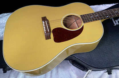 NEW! Gibson Acoustic J-45 All Mahogany Acoustic-Electric Guitar - TV Yellow - Authorized Dealer - 4.65lbs - G07812