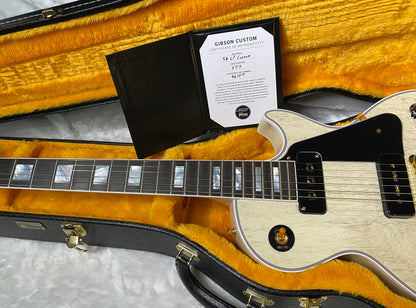 NEW ! Gibson Custom Shop Historic '54 Les Paul Custom Reissue Dealer Select - P-90's Staple Pick-Up - TV White - VOS - Authorized Dealer - Only 8.8 lbs - G07101