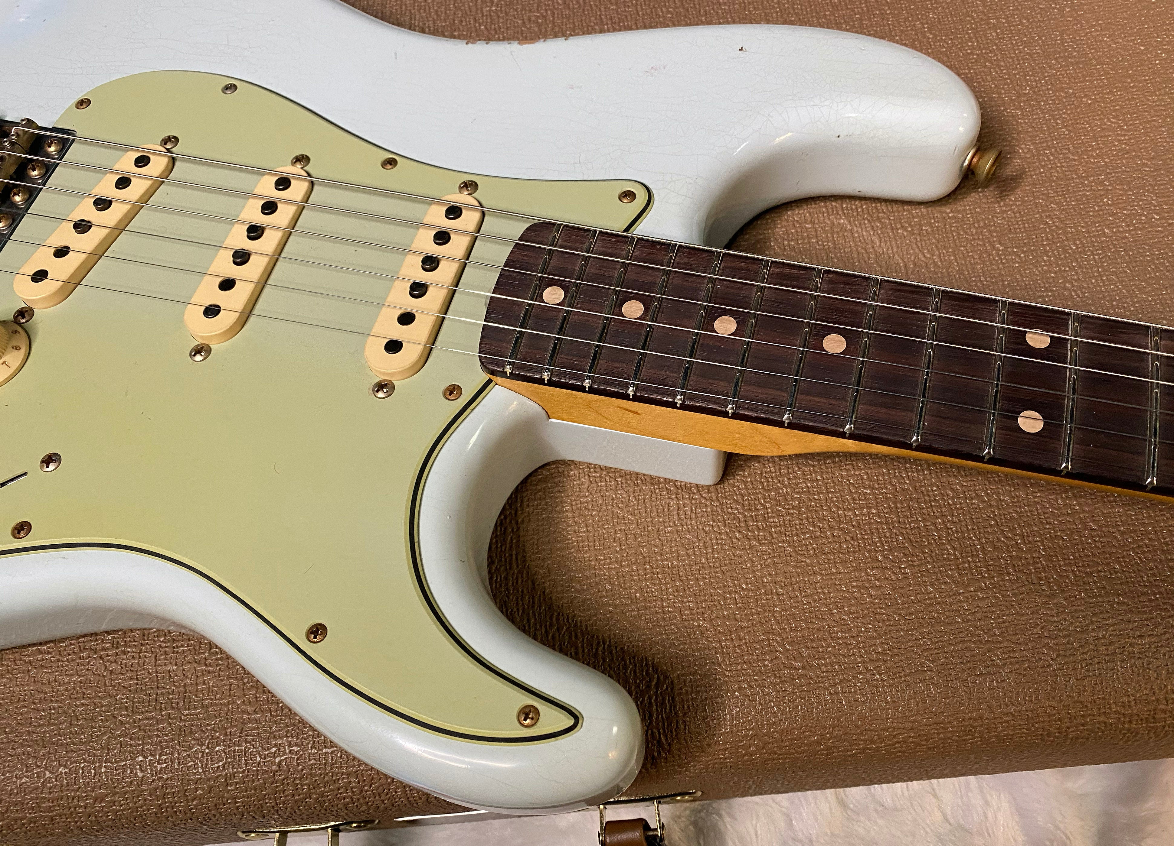 NEW! Fender Limited Edition Custom Shop 1960 Stratocaster Relic - Aged Sonic Blue - Matching Peg Head - 7.8lbs - Authorized Dealer - G07113