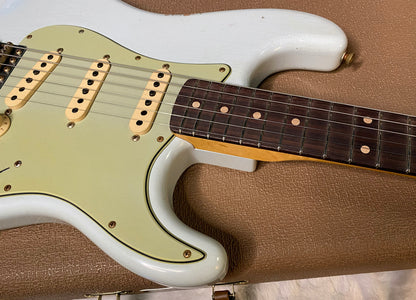 NEW! Fender Limited Edition Custom Shop 1960 Stratocaster Relic - Aged Sonic Blue - Matching Peg Head - 7.8lbs - Authorized Dealer - G07113