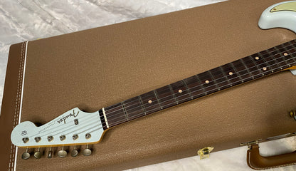 NEW! Fender Limited Edition Custom Shop 1960 Stratocaster Relic - Aged Sonic Blue - Matching Peg Head - 7.8lbs - Authorized Dealer - G07113
