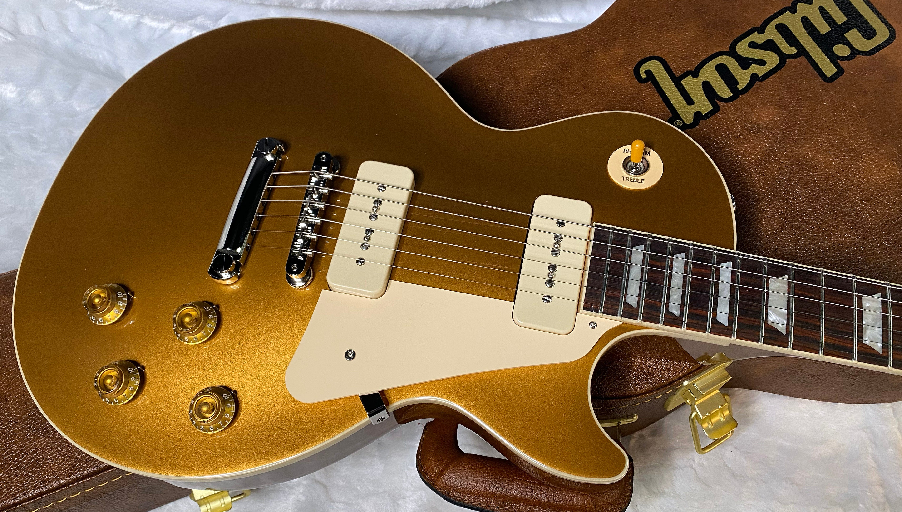 NEW! Gibson Les Paul Standard '50s P-90 - Gold Top - Authorized Dealer - 10.1 lbs - G07116