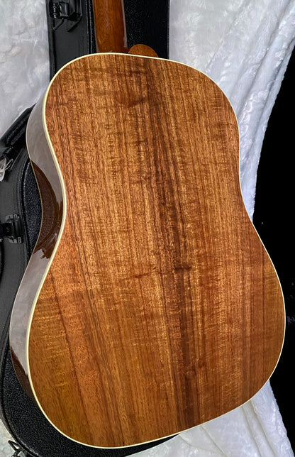 NEW! Gibson Custom Shop J-45 Koa Carpathian Spruce Acoustic-Electric Guitar - Honeyburst - Authorized Dealer - 4.4lbs - G06396
