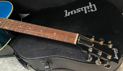 NEW ! Gibson Acoustic J-45 Standard Acoustic Guitar - Bluebonnet Gloss - Authorized Dealer - 4.5lbs - G07823