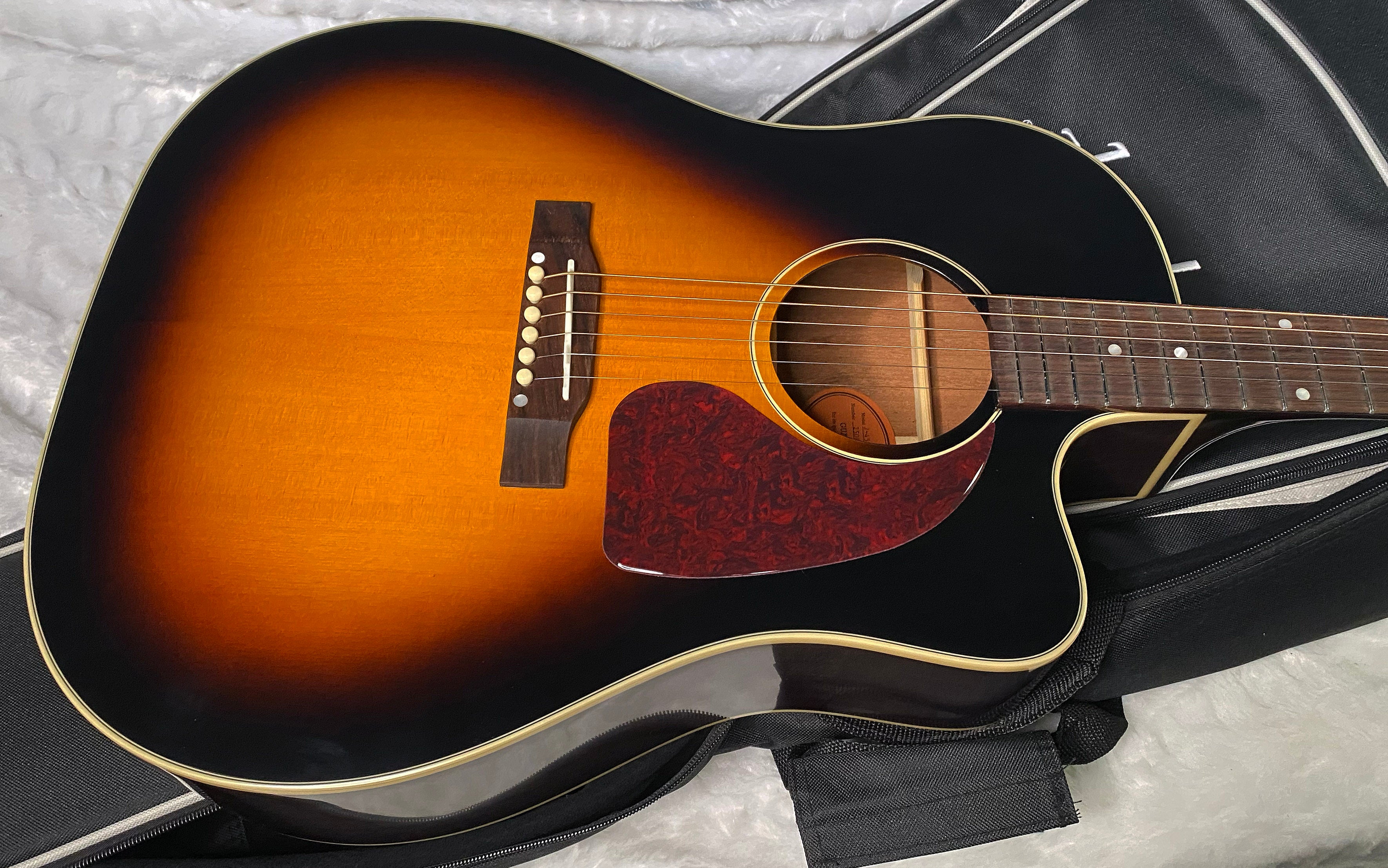 NEW! Epiphone Inspired by Gibson J-45 Standard EC Acoustic-Electric Guitar - Vintage Sunburst - 5.5lbs - Authorized Dealer - G07109