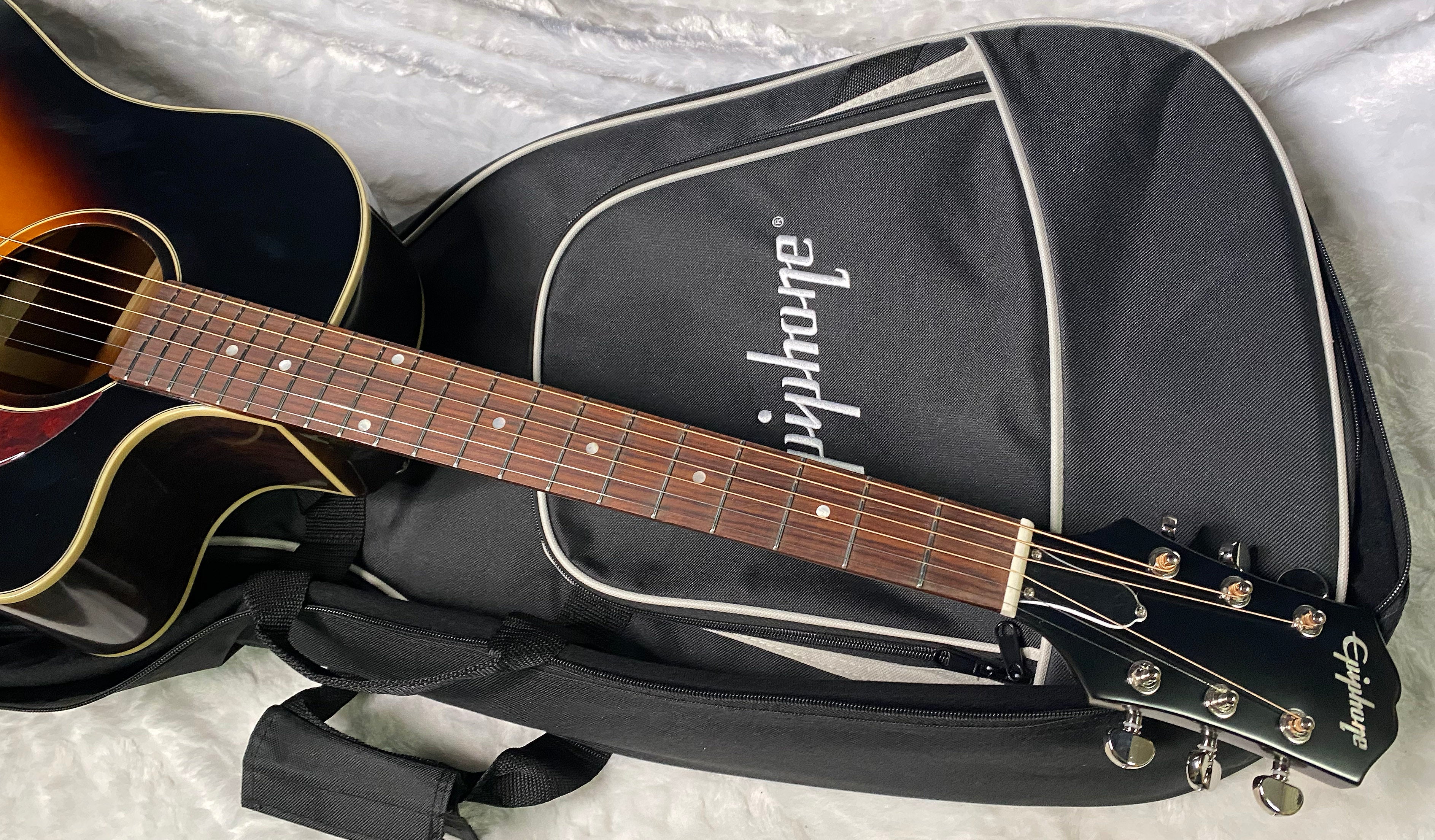 NEW! Epiphone Inspired by Gibson J-45 Standard EC Acoustic-Electric Guitar - Vintage Sunburst - 5.5lbs - Authorized Dealer - G07109