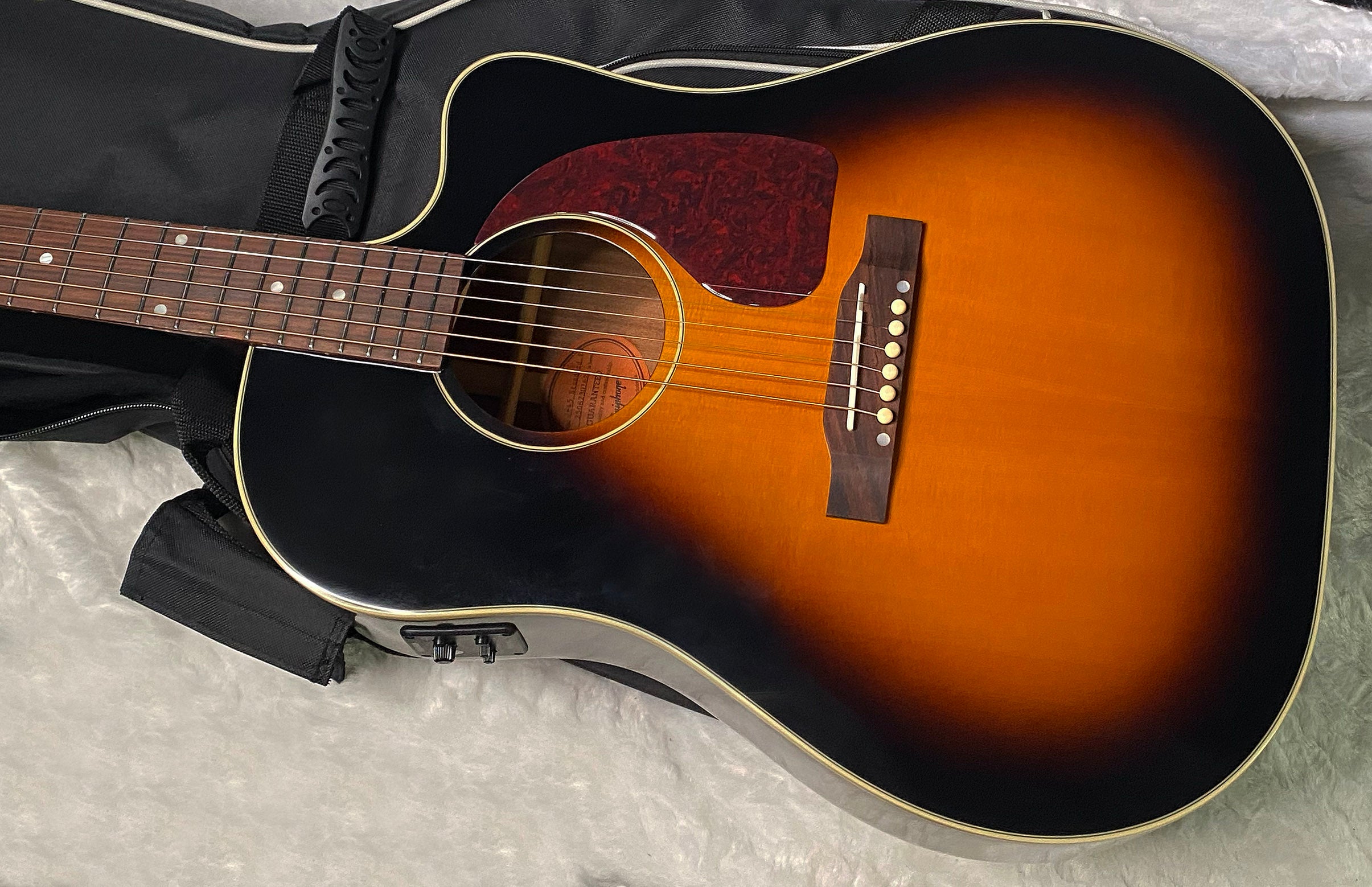 NEW! Epiphone Inspired by Gibson J-45 Standard EC Acoustic-Electric Guitar - Vintage Sunburst - 5.5lbs - Authorized Dealer - G07109