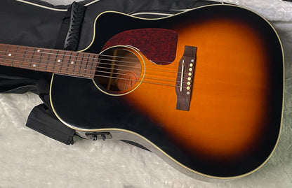 NEW! Epiphone Inspired by Gibson J-45 Standard EC Acoustic-Electric Guitar - Vintage Sunburst - 5.5lbs - Authorized Dealer - G07109