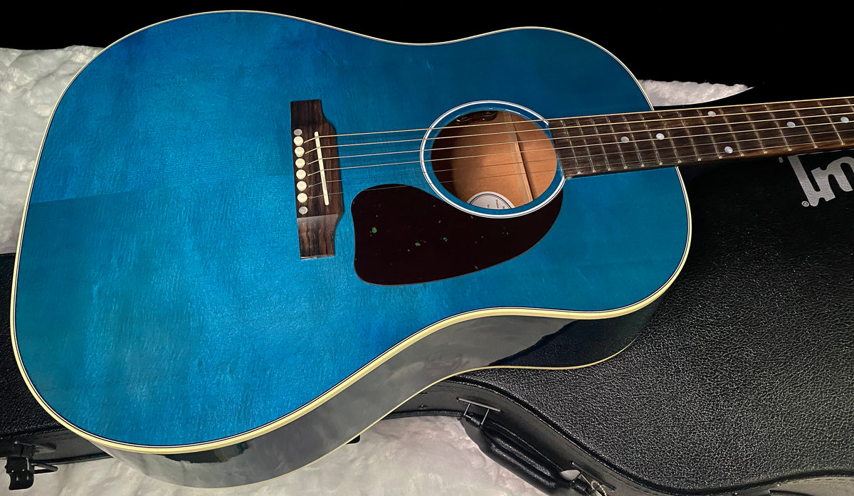 NEW ! Gibson Acoustic J-45 Standard Acoustic Guitar - Bluebonnet Gloss - Authorized Dealer - 4.5lbs - G07822