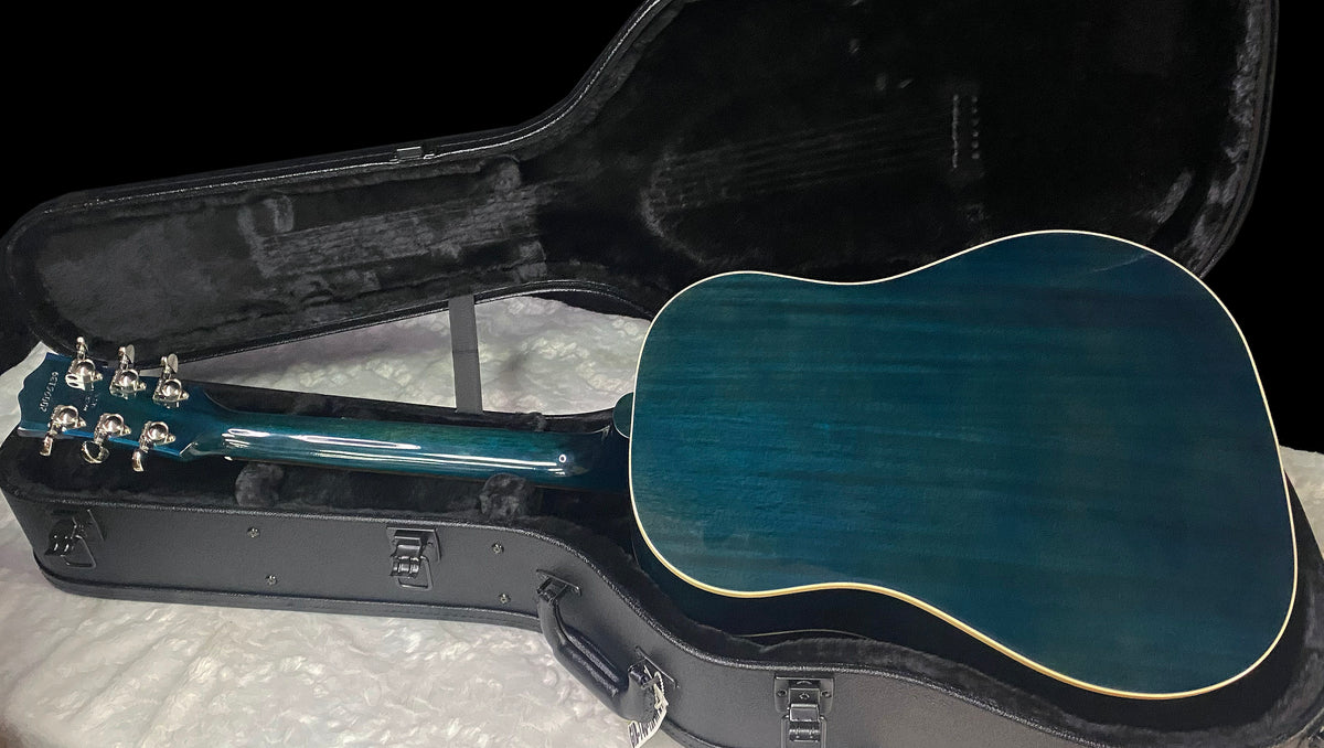 NEW ! Gibson Acoustic J-45 Standard Acoustic Guitar - Bluebonnet Gloss - Authorized Dealer - 4.5lbs - G07822