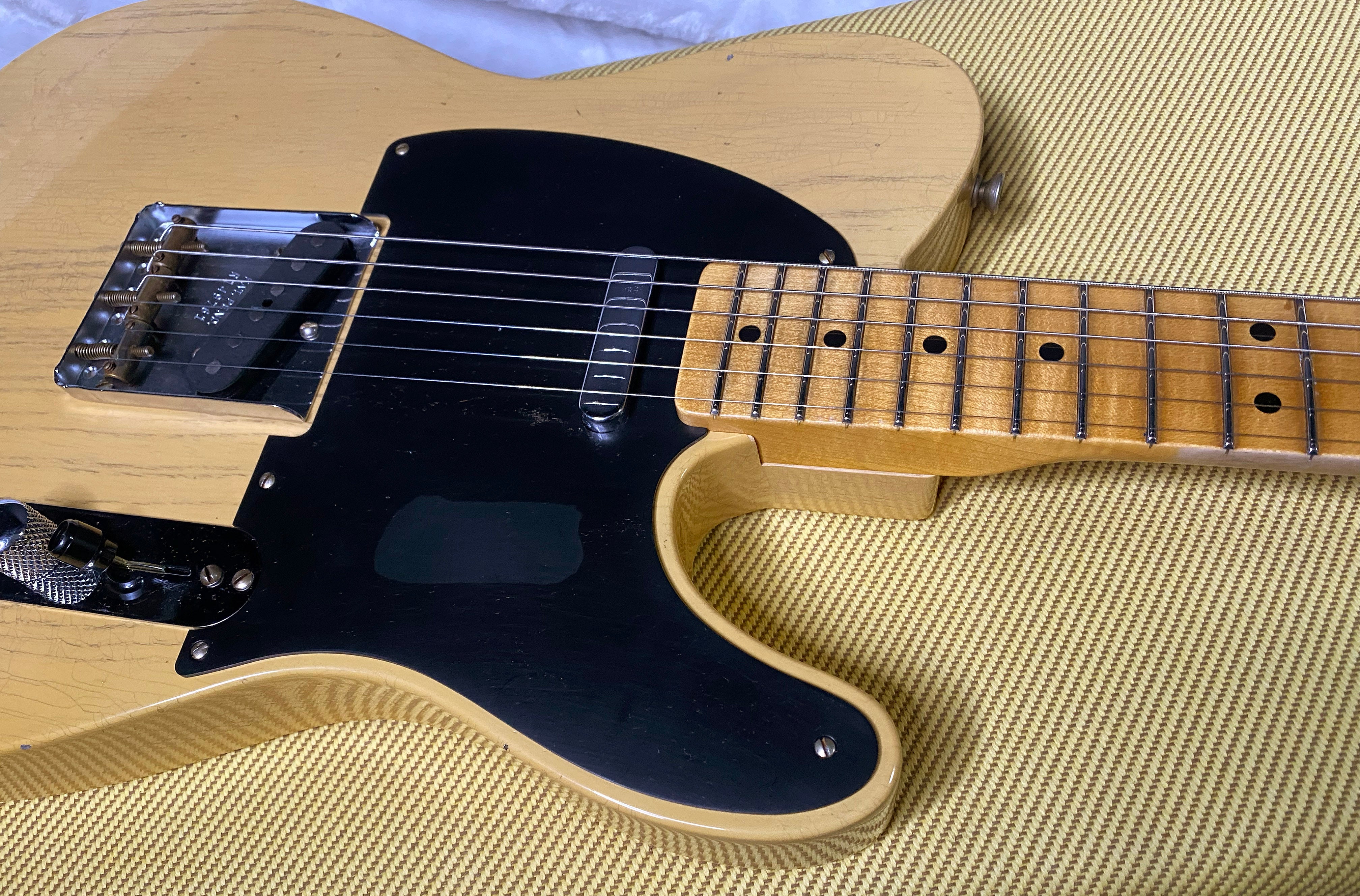 NEW! Fender Custom Shop 1951 Telecaster Journeyman Relic - Aged NoCaster Blonde - 7.2lbs - Authorized Dealer - G07112