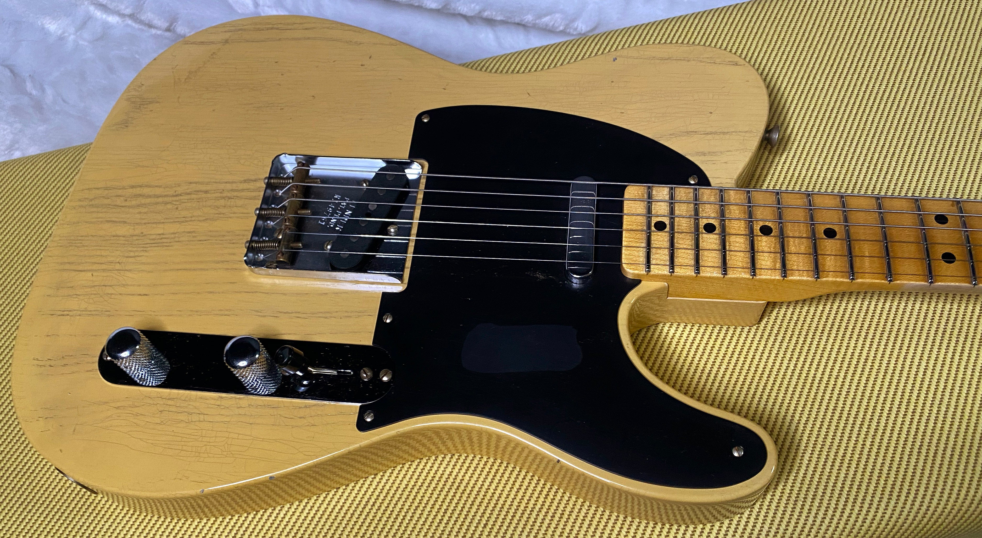 NEW! Fender Custom Shop 1951 Telecaster Journeyman Relic - Aged NoCaster Blonde - 7.2lbs - Authorized Dealer - G07112