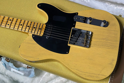 NEW! Fender Custom Shop 1951 Telecaster Journeyman Relic - Aged NoCaster Blonde - 7.2lbs - Authorized Dealer - G07112