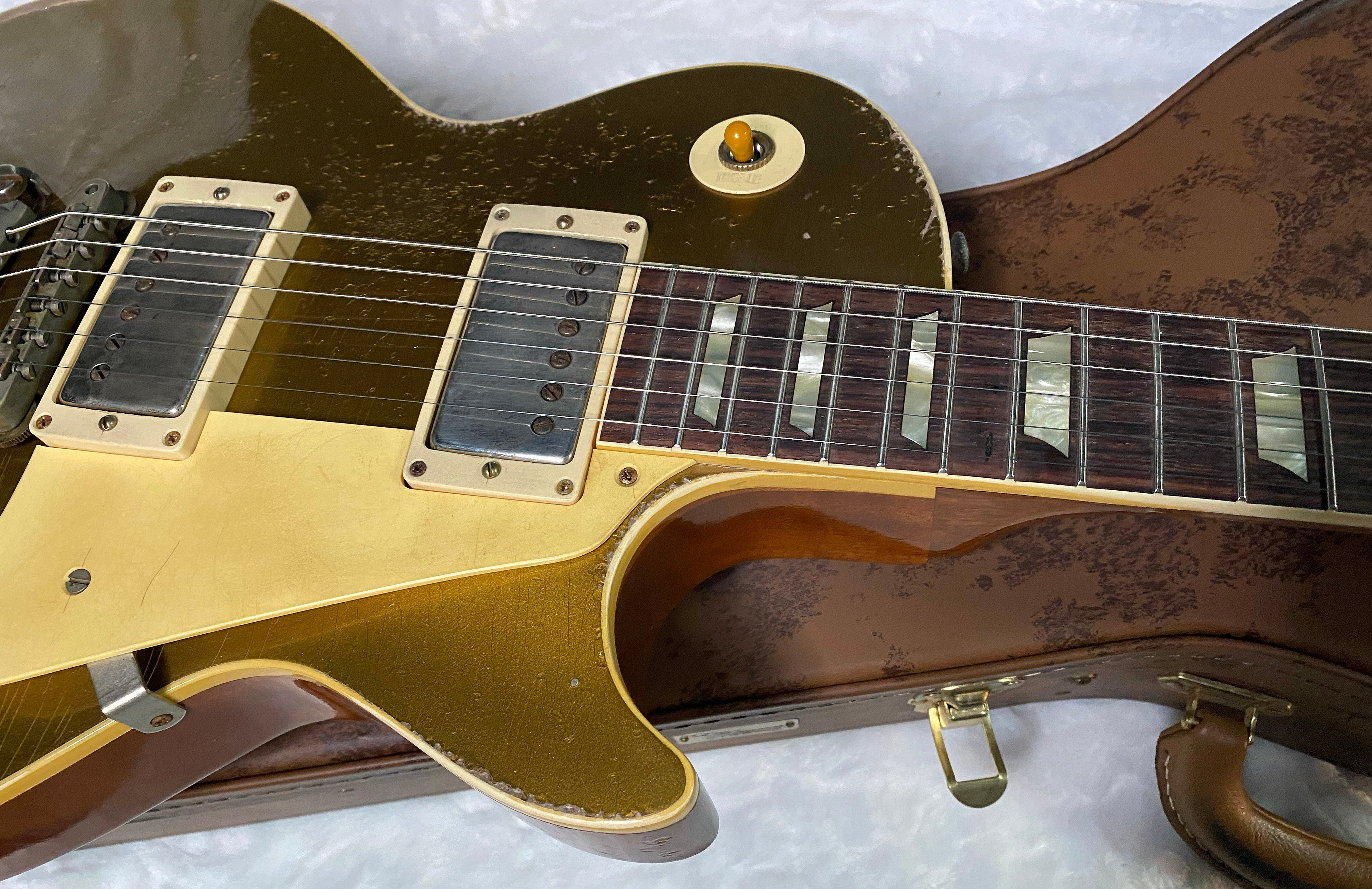 NEW! Gibson Custom Shop '57 Les Paul Gold Top Reissue Ultra Heavy Murphy Lab - Authorized Dealer - ONLY 8.5 lbs! - G06413