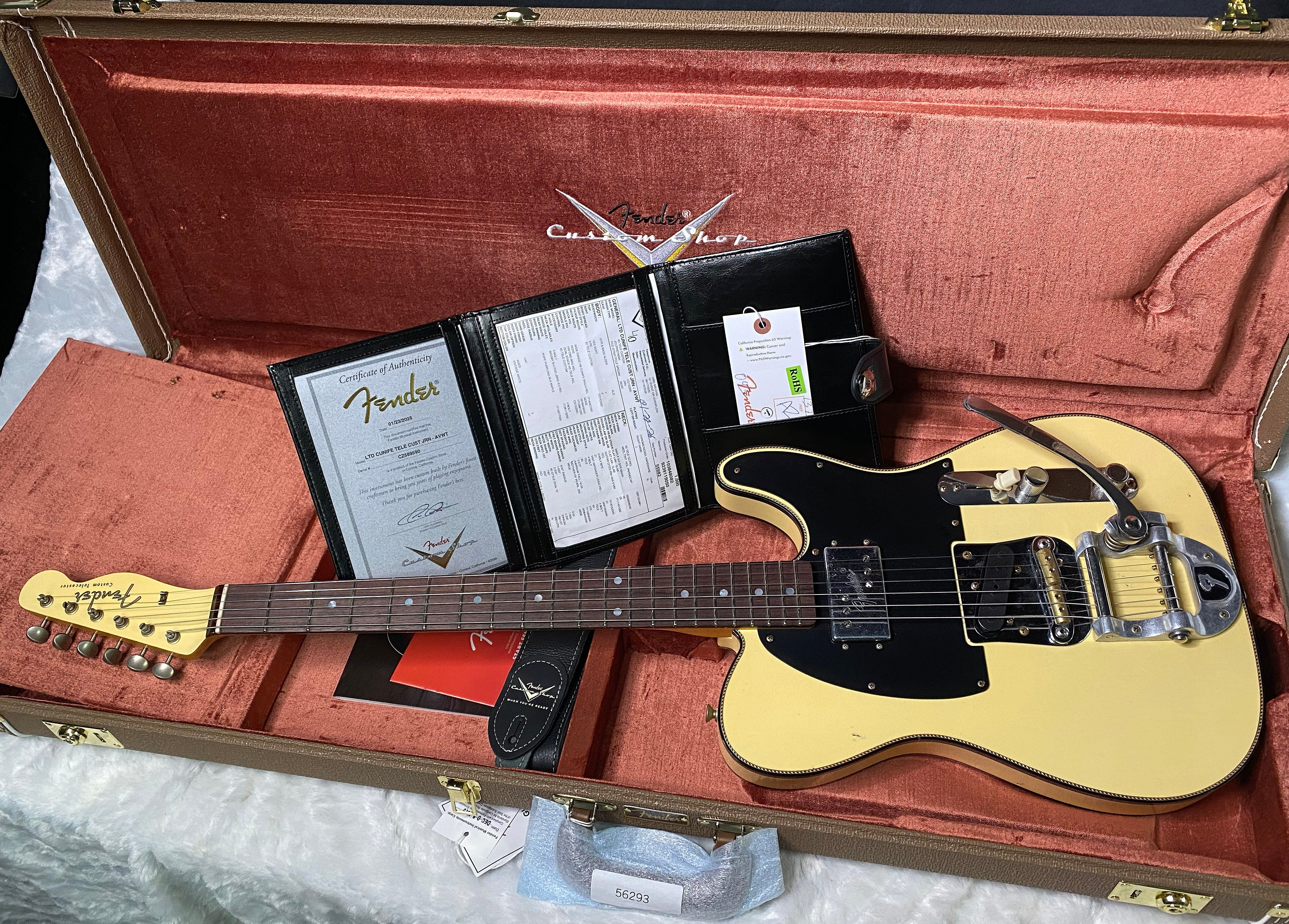 NEW! Fender Limited Edition Cunife Telecaster Custom Journeyman Relic - Aged Vintage White Finish - Authorized Dealer - 8.6lbs - G07111