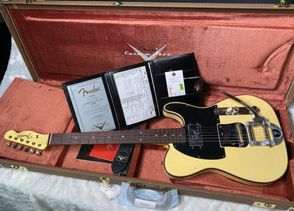 NEW! Fender Limited Edition Cunife Telecaster Custom Journeyman Relic - Aged Vintage White Finish - Authorized Dealer - 8.6lbs - G07111