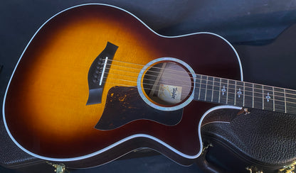 NEW! Taylor 414ce-R V-Class Acoustic-Electric Guitar - Tobacco Burst - Authorized Dealer - 4.85 lbs - G05682