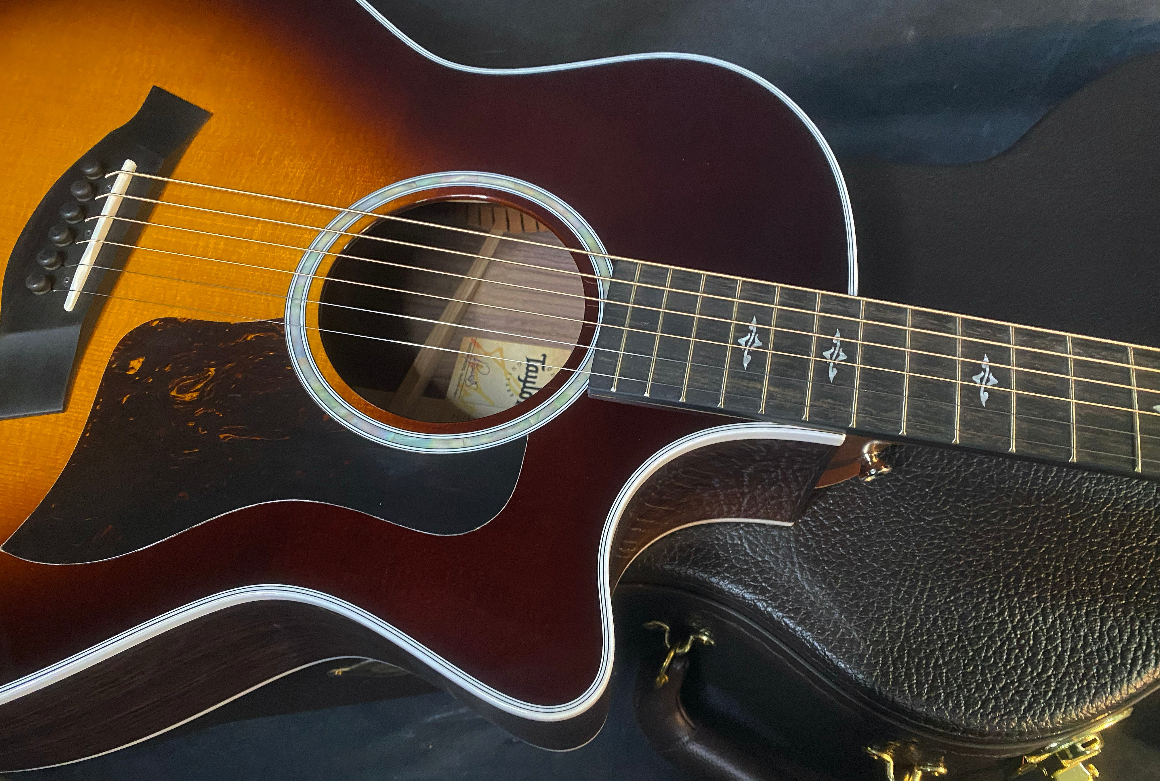 NEW! Taylor 414ce-R V-Class Acoustic-Electric Guitar - Tobacco Burst - Authorized Dealer - 4.85 lbs - G05682