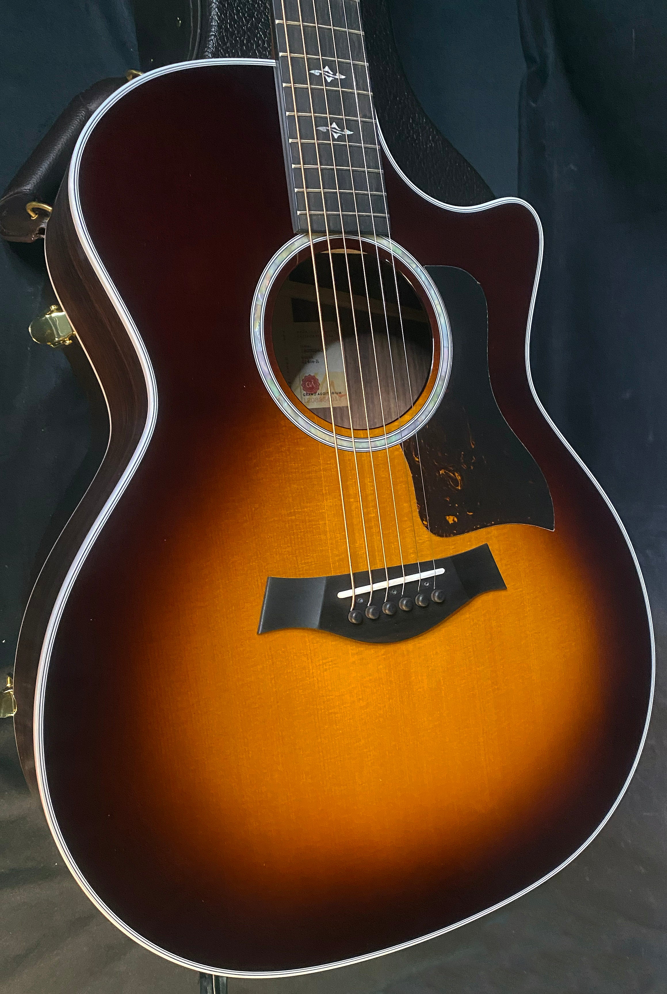NEW! Taylor 414ce-R V-Class Acoustic-Electric Guitar - Tobacco Burst - Authorized Dealer - 4.85 lbs - G05682