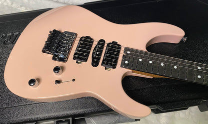 NEW ! Jackson Custom Shop Dinky HSH - Roasted Maple Neck & Ebony Fretboard - DK - Shell Pink - Authorized Dealer - 8.35 lbs - G07118