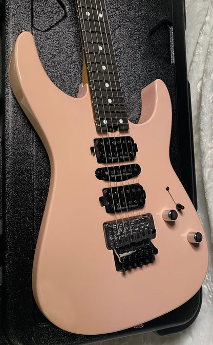 NEW ! Jackson Custom Shop Dinky HSH - Roasted Maple Neck & Ebony Fretboard - DK - Shell Pink - Authorized Dealer - 8.35 lbs - G07118