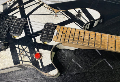 NEW! EVH Custom Shop Wolfgang Special Edition Relic Black and White Stripes - 7.7lbs - ULTRA RARE! Authorized Dealer - G07119