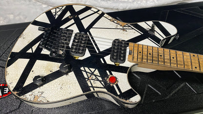 NEW! EVH Custom Shop Wolfgang Special Edition Relic Black and White Stripes - 7.7lbs - ULTRA RARE! Authorized Dealer - G07119