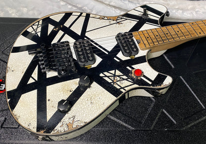 NEW! EVH Custom Shop Wolfgang Special Edition Relic Black and White Stripes - 7.7lbs - ULTRA RARE! Authorized Dealer - G07119