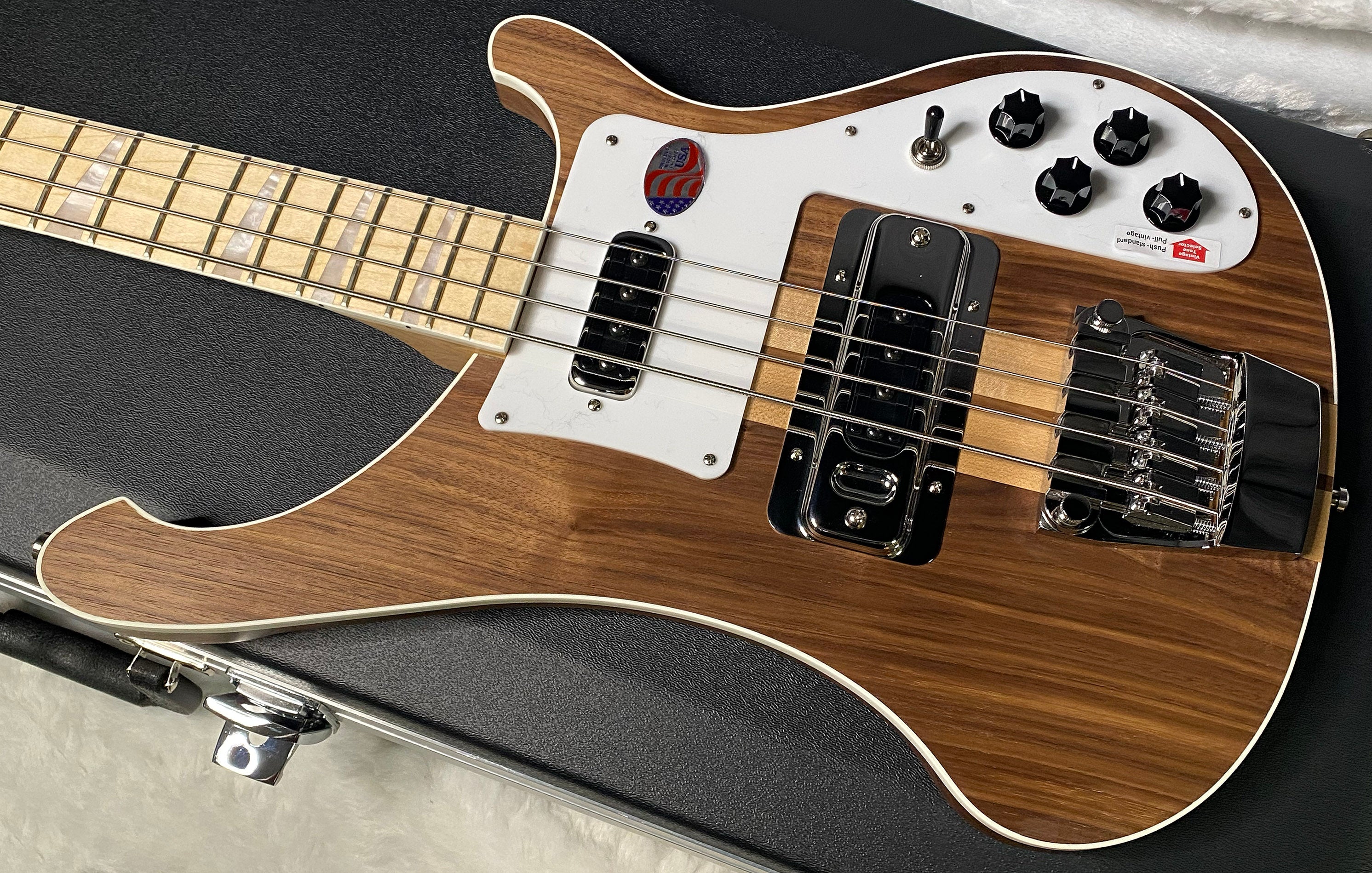 NEW! Rickenbacker 4003 W Walnut - 4-String Bass - Authorized Dealer - 9.2 lbs - G07122