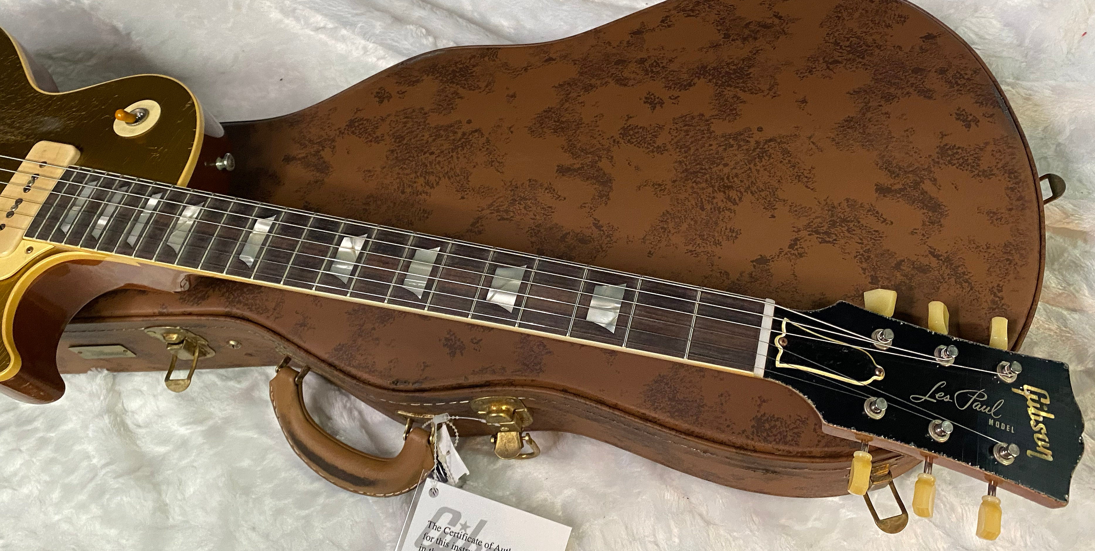 NEW ! Gibson Custom Shop 1956 Les Paul Goldtop Murphy Lab Heavy Aged Reissue - 8.9lbs - Authorized Dealer - G06405