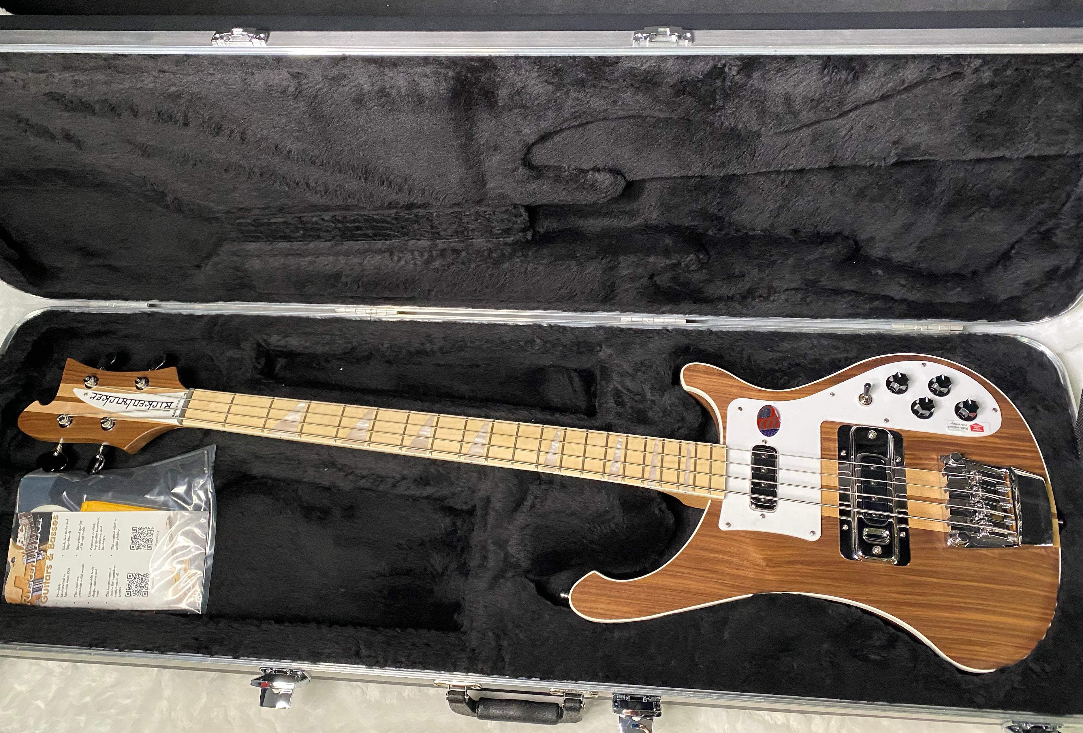 NEW! Rickenbacker 4003 W Walnut - 4-String Bass - Authorized Dealer - 9.2 lbs - G07122