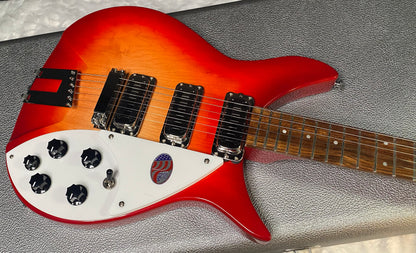 NEW! Rickenbacker 350V63 Liverpool Electric Guitar - Fire Glo - FG - Authorized Dealer - Only 6.6lbs - G07834