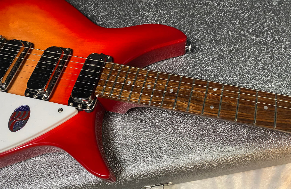 NEW! Rickenbacker 350V63 Liverpool Electric Guitar - Fire Glo - FG - Authorized Dealer - Only 6.6lbs - G07834