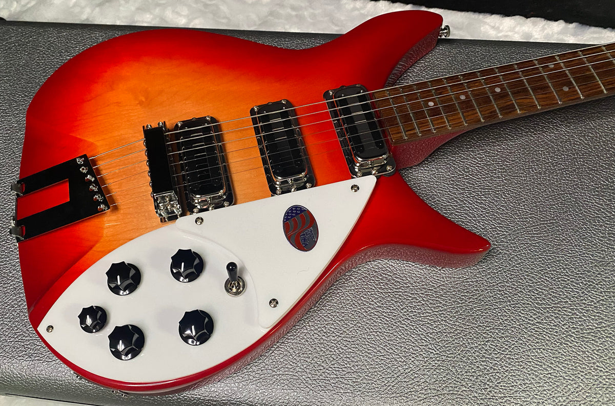 NEW! Rickenbacker 350V63 Liverpool Electric Guitar - Fire Glo - FG - Authorized Dealer - Only 6.6lbs - G07834