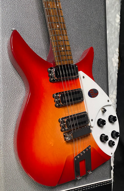 NEW! Rickenbacker 350V63 Liverpool Electric Guitar - Fire Glo - FG - Authorized Dealer - Only 6.6lbs - G07834